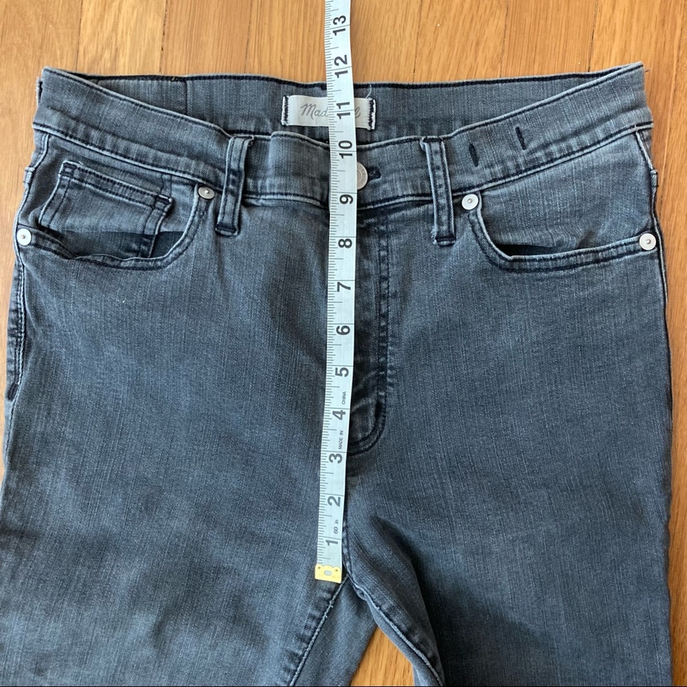 Madewell 9” High Riser Skinny Skinny Black Size 30 - Picture 5 of 10